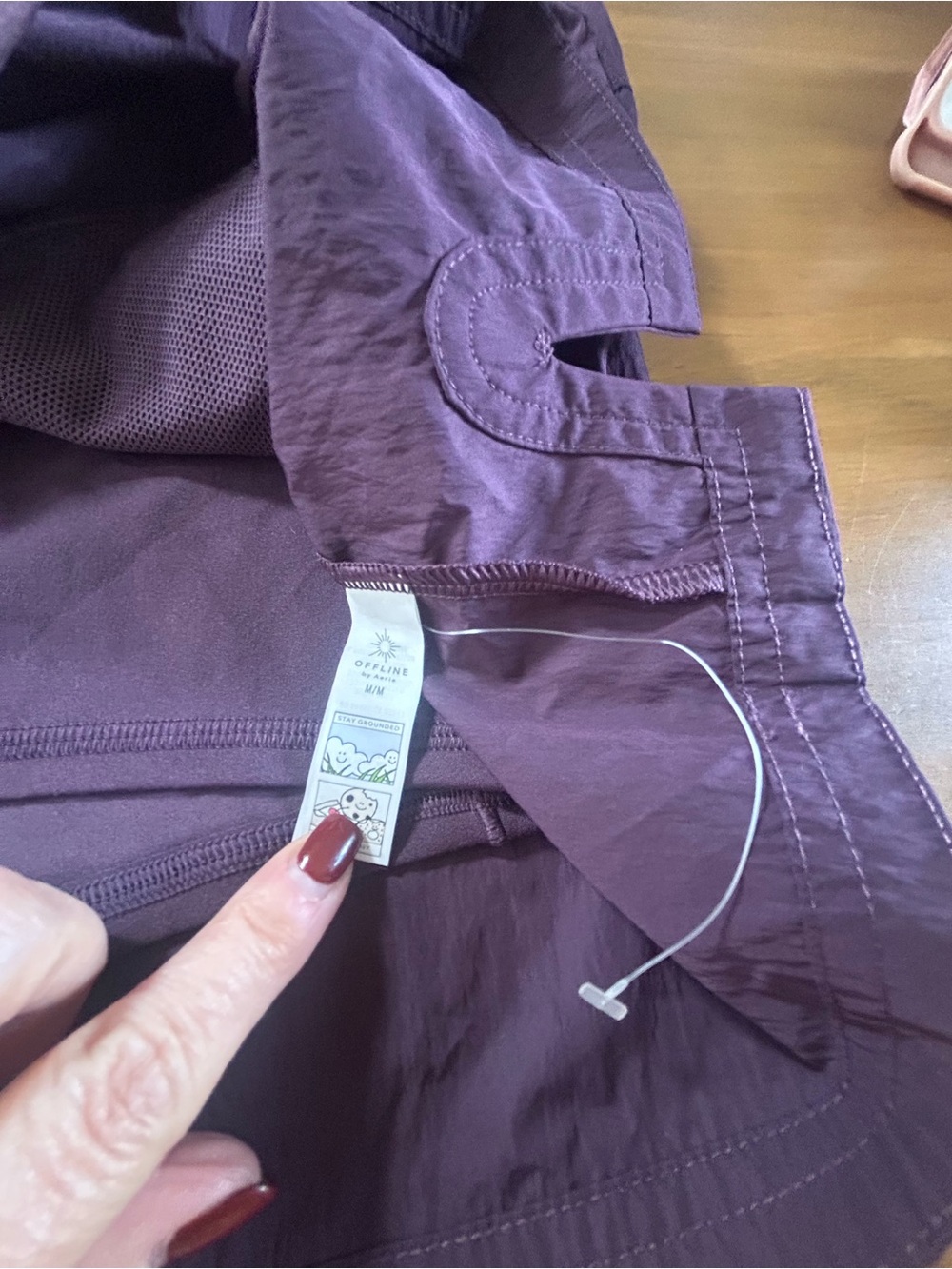 NWOT Offline by Aerie Nylon skort - Picture 6 of 9